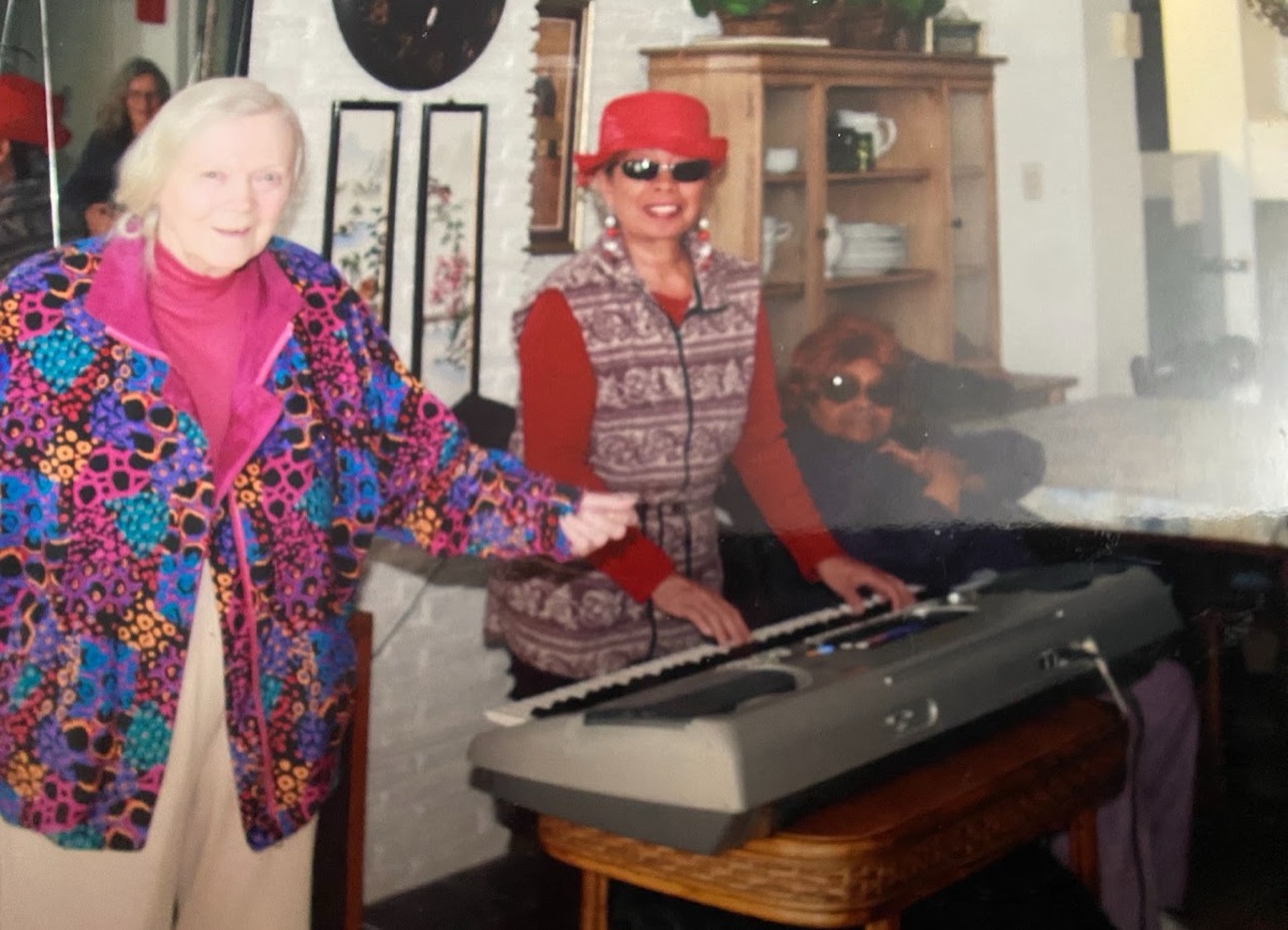 Residents dressed for an occasion
